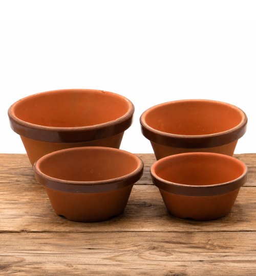 INICIO conjunto macetas terracota